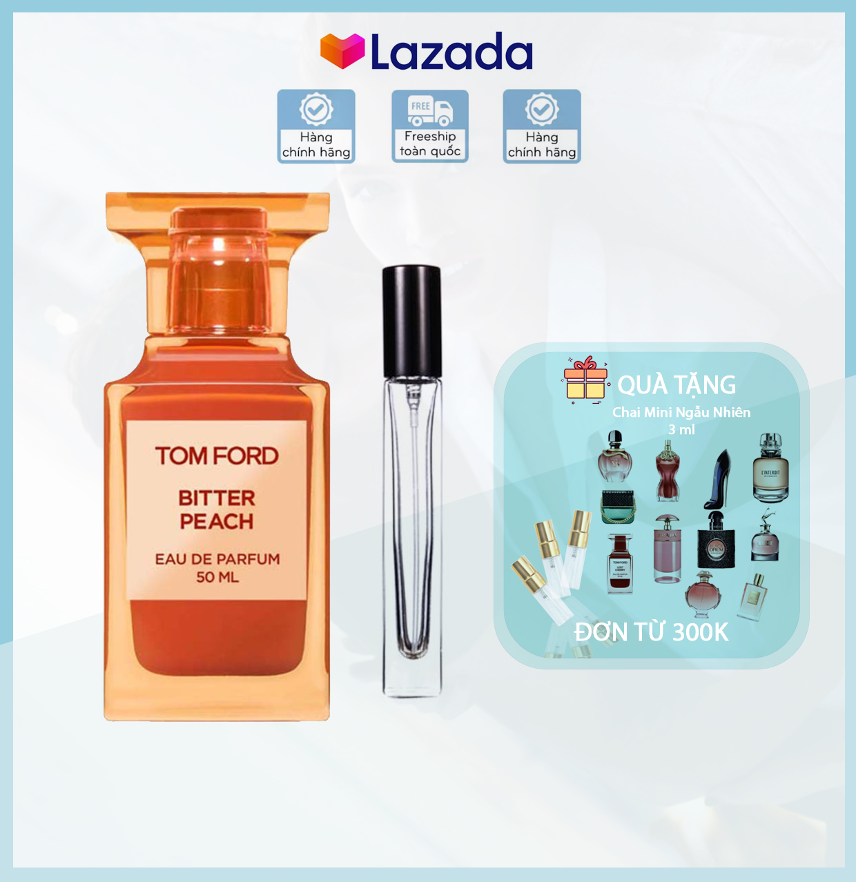 [chai chiết] Nước Hoa Unisex Tom Ford Bitter Peach EDP