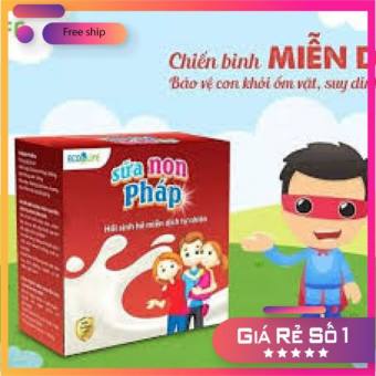 Sữa non Pháp Ecolife,Hồi sinh hệ miễn dịch tự nhiên cho bé và mẹ bầu,hộp 30 gói,trẻ hết biếng ăn,tăng cân chóng lớn