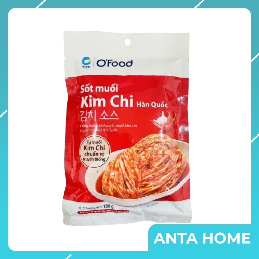 Sốt muối kim chi Hàn Quốc, sốt làm kim chi trộn sẵn hoàn chỉnh Ofood 180g - Anta Home