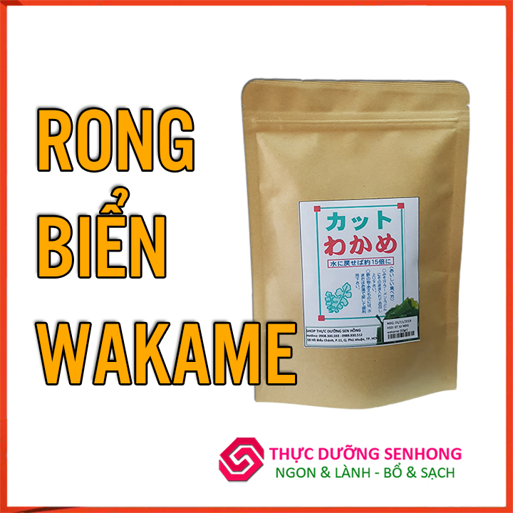 Rong biển Wakame khô (50gr) Rong đã làm sạch, cắt nhỏ, sấy khô từ Nhật Bản