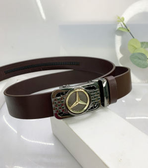 Thắt lưng nam da bò khóa tự động- dây nịt nam da thật khóa gạt tự động bản dây 3.5cm