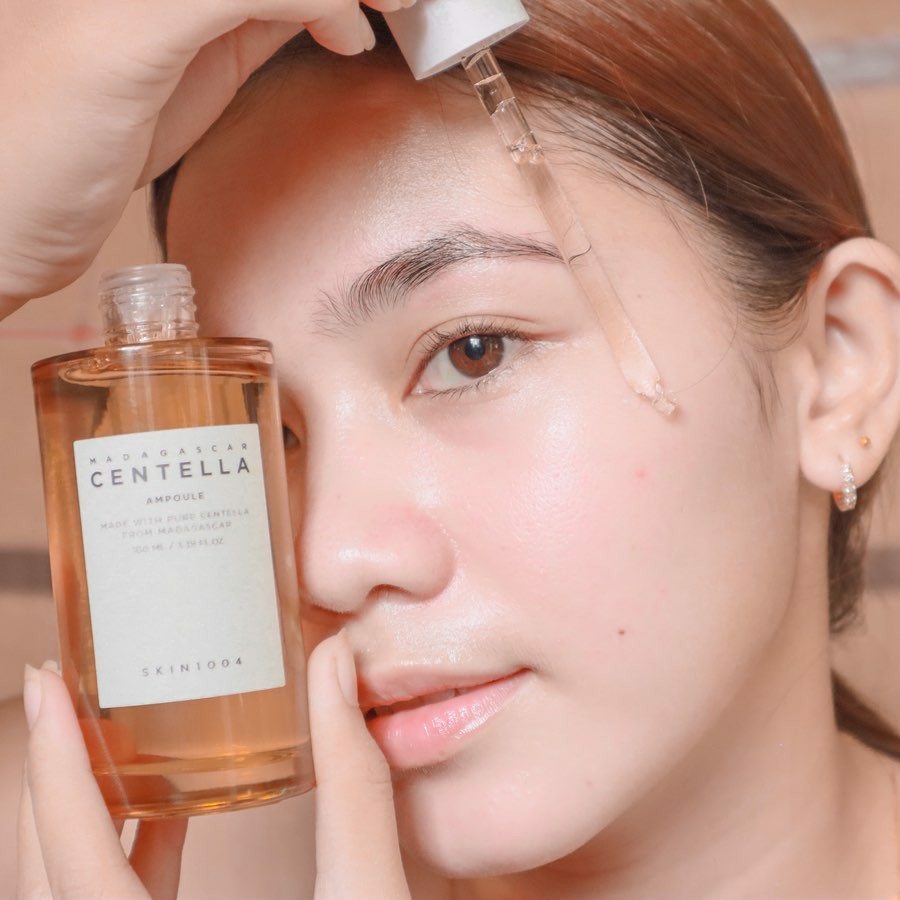 Serum rau má giảm mụn cám mụn bọc Centella skin 1004 madagascar ampoule cho mọi lứa tuổi hiệu quả nhanh