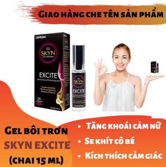 Gel bôi trơn SKYN EXCITE cao cấp tăng khoái cảm cho nữ - giúp se khít làm hồng cô bé (chai 15ml) - hàng chính hãng