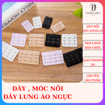 Móc dây nối dây lưng áo ngực bản 2 móc, 3 móc - miếng nối dây áo lót Doris.Bra
