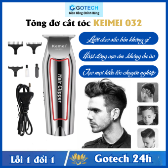 Tông Đơ Chấn Viền Kemei KM 032-Tăng Đơ Trấn Viền Kẻ Viền Nhỏ Gọn Có Cữ