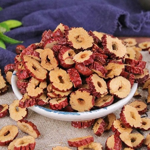 500g táo đỏ Tân Cương cắt lát, sấy giòn
