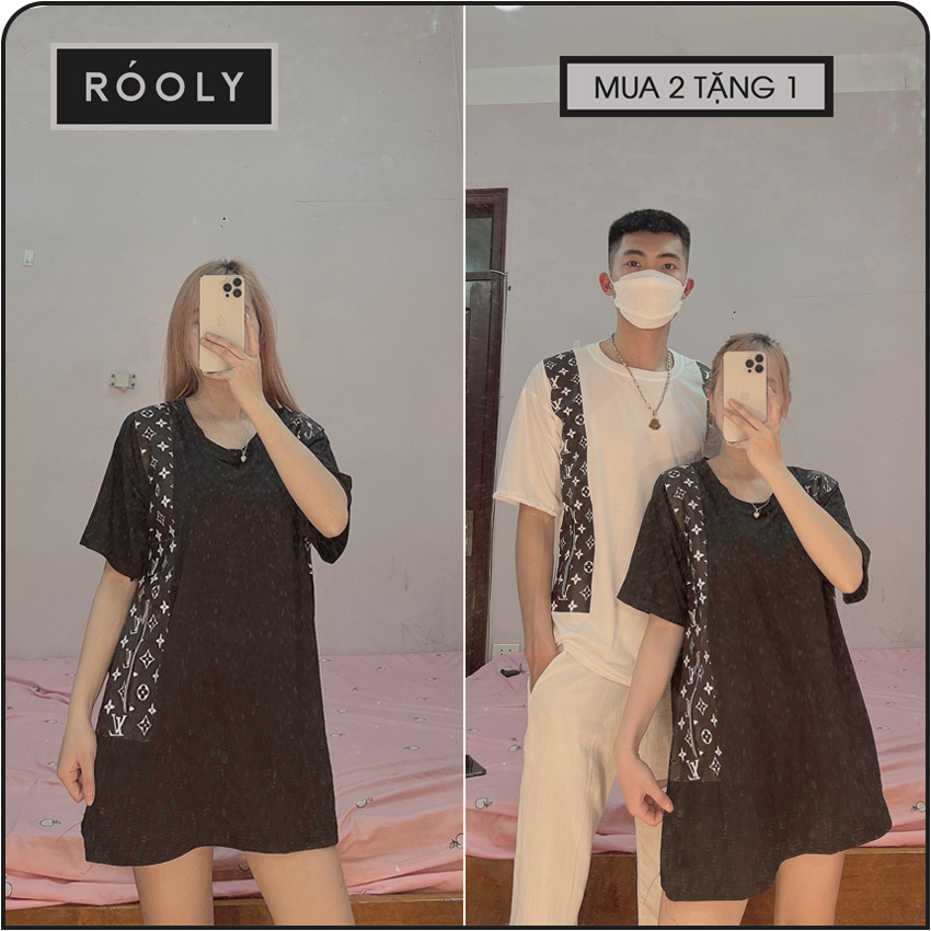Áo l.v khóa nam nữ 2022 róoly 💦áo phông l.v khóa cotton nam nữ 💦 áo trend phông hè hot hit💦