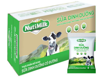 Sữa Tươi Nutifood Bịch 220ml ( Thùng 48 bịch )
