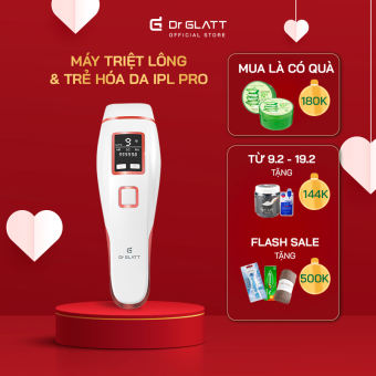 Máy triệt lông mini đa năng triệt lông vĩnh viễn trẻ hoá da DR GLATT IPL PRO