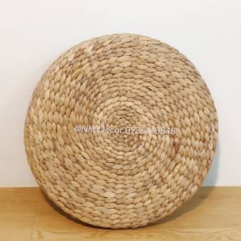 Đệm ngồi đa năng đan lục bình trang trí decor hàng thủ công chất lượng cao