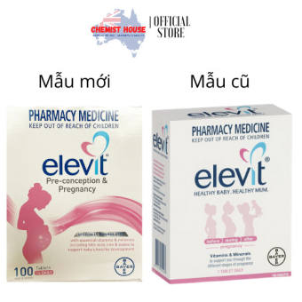 Hàng Chuẩn ÚC] Elevit - Vitamin tổng hợp cho bà bầu 100 viên (100 ngày