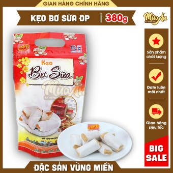 Kẹo bơ sữa đậu phộng, kẹo kéo tuổi thơ, kẹo dồi lạc vừng Tân Huê Viên 380g