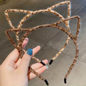 Băng Đô Bờm Cài Tóc Tai Mèo Họa Tiết Da Beo Chụp Ảnh Chủ Đề Sống Ảo Hot Trend TikTok - Giao Màu Ngẫu Nhiên