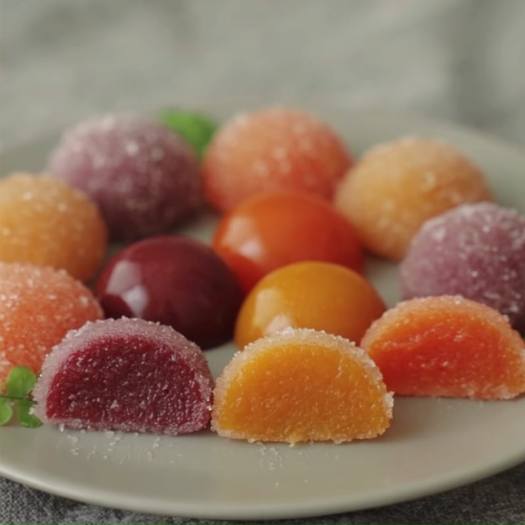 Kẹo dẻo mochi nhiều màu