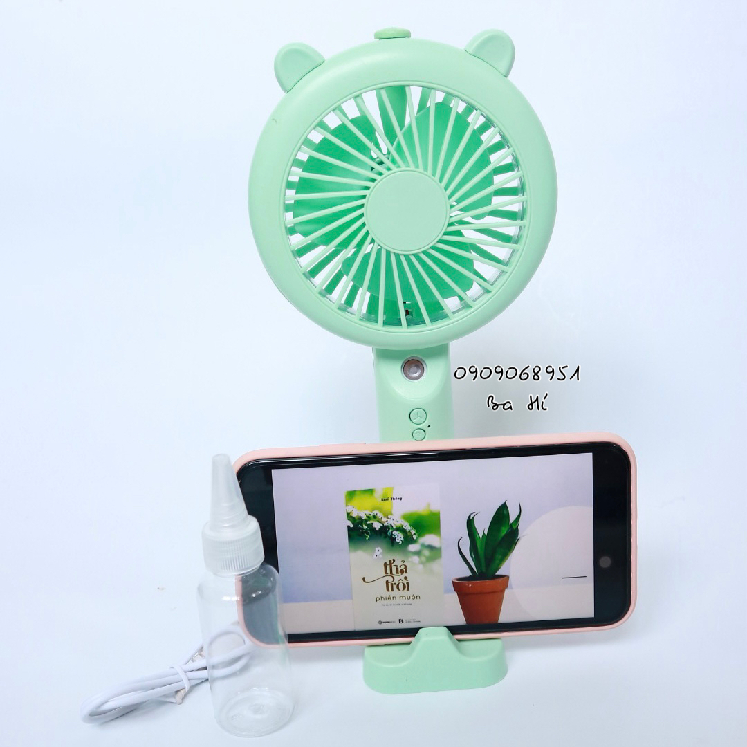 Quạt phun sương mini 3 cấp độ gió