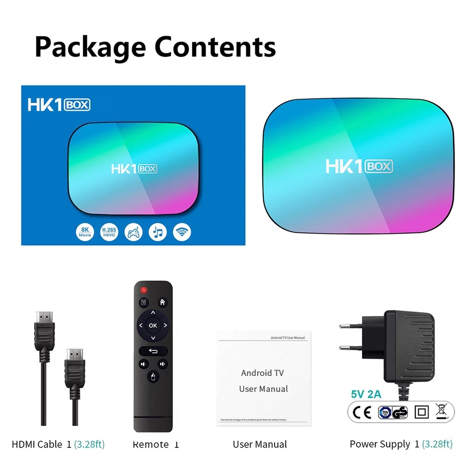 มุมมองเพิ่มเติมของสินค้า ⚡พร้อมส่ง⚡ HK1 BOX Smart TV box  2 in 1 กล่องแอนดรอยด์ทีวี และ กล่องรับสัญญาณทีวีดิจิตอล กล่องรับสัญญาณทีวีดาวเทียม TV Receivers  Android box🔥🔥