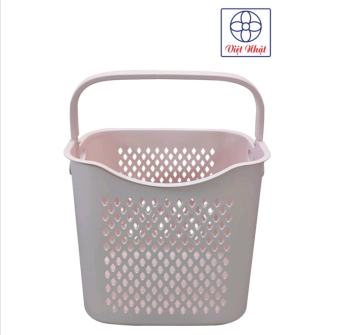 Giỏ đựng đồ đa năng có quai xách nhựa Việt Nhật. Giỏ đựng quần áo.