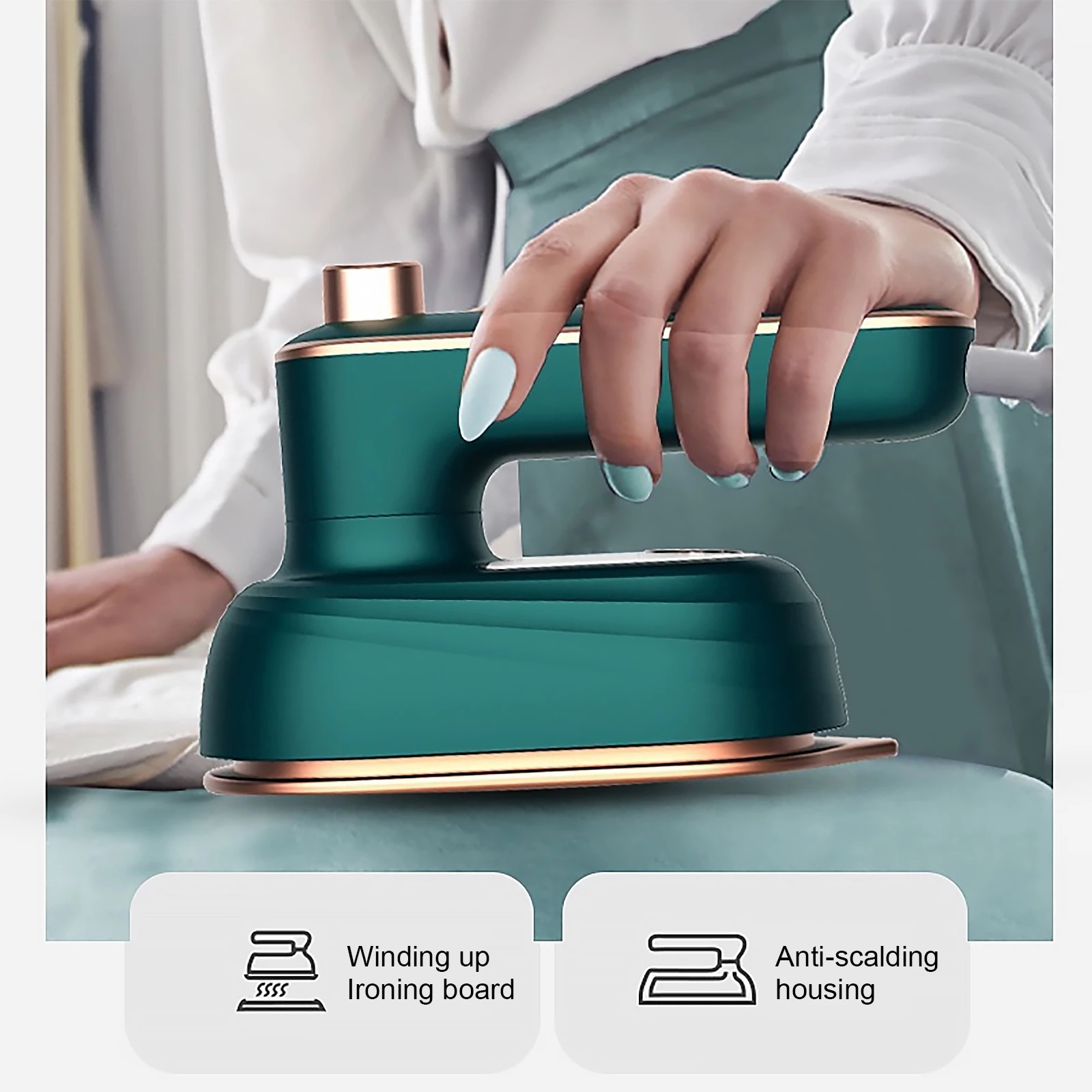 handheld steam press iron