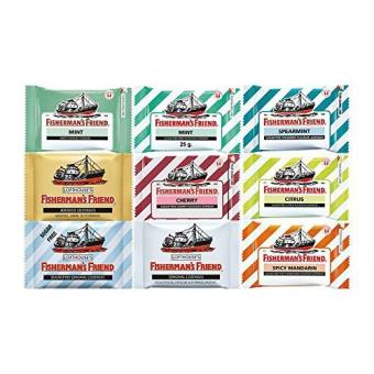 KẸO CAY CON TÀU FISHERMAN'FRIEND NHIỀU VỊ - Xanh