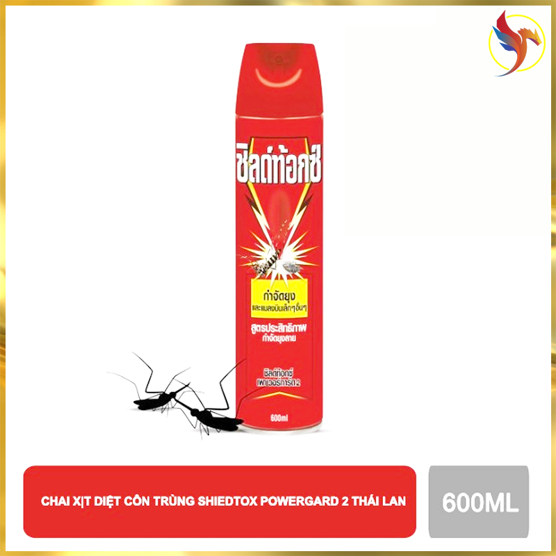 Chai xịt MUỖI Shieldtox 600ml Thái Lan - Nhập khẩu chính hãng.