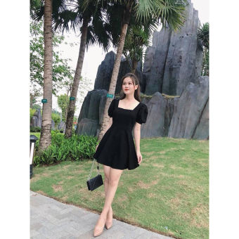 Đầm Xòe Cổ Chữ U Thanh Lịch