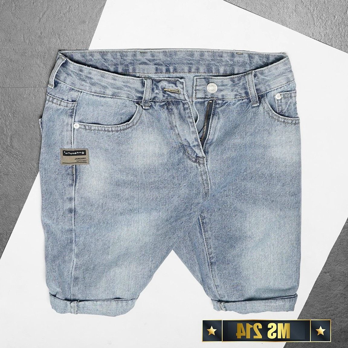 [HCM]Quần ngố nam co giãn- quần short jean nam cao cấp - quần short jean nam vải jean mềm co giãn tốt thiết kế đơn giãn hợp thời trang binstore94 bs217