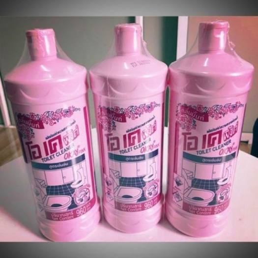 COMBO 2 CHAI TẨY TOLET WIN PINK THÁI LAN 960ML- chai tẩy bồn cầu