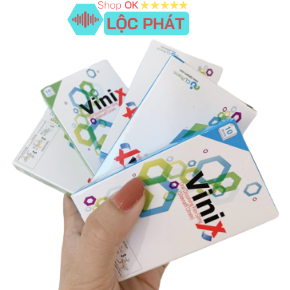 1 hộp10 tem vinix 100g 1 tem hàn quốc - combo 10 tem vinix - 1 box vinix 100mg of c.l.pharm republic of korea tem vinix- đảm bảo hiệu quả - không tác dụng hoàn tiền