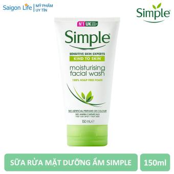Sữa Rửa Mặt Dưỡng Ẩm Dạng Gel Simple Moisturising Facial Wash 150ml