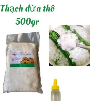 500g Thạch dừa thô  tặng kèm hương liệu