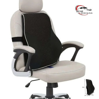 Gối tựa lưng đệm lót ghế văn phòng cao su non thiết kế công thái học chống đau mỏi lưng ngồi làm việc