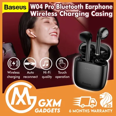 Baseus W04 Pro TWS Wireless Charging Case Bluetooth Earphone Headphone 5.0 In Ear True Wireless Earbuds Headset Compatible For iPhone Huawei Samsung Xiaomi (3)
