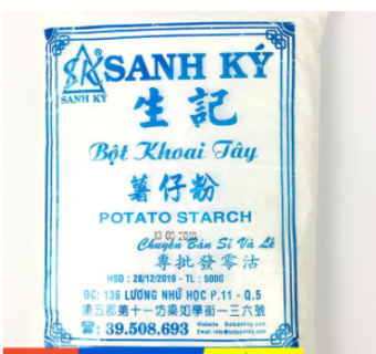 Bột Khoai Lang Sanh Ký Gói 500g