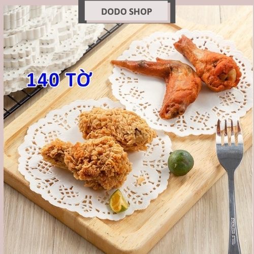 Giấy thấm dầu ăn họa tiết- 1 tệp 140 chiếc