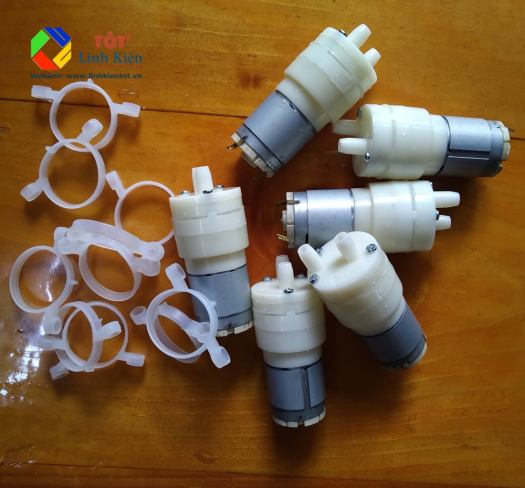Máy Bơm Nước Mini DC 6-12V chịu nhiệt tốt bơm 365