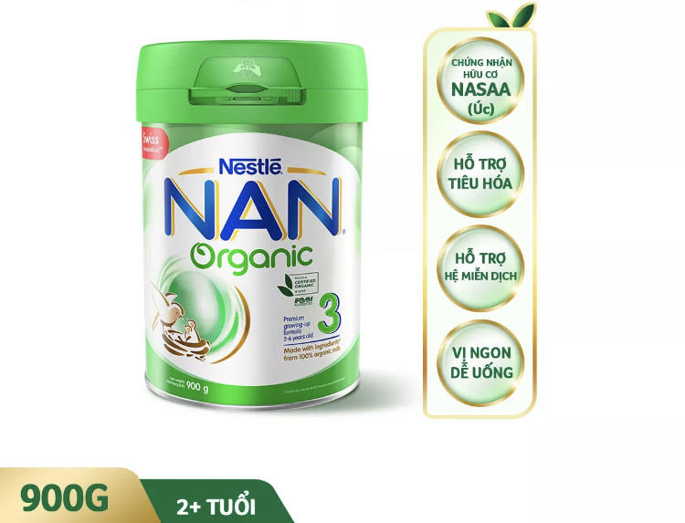 Sữa Nestle NAN Organic 3 - 900g