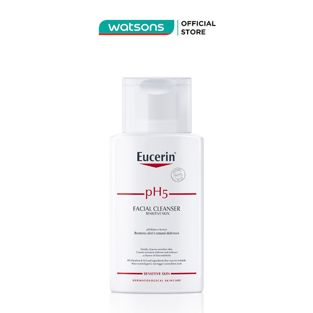 Sữa rửa mặt eucerin dành cho da nhạy cảm ph5 100ml