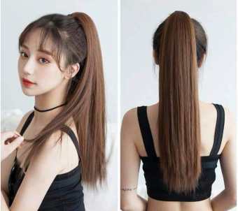 tóc giả nữ ngoặm thẳng dài, tóc giả kẹp thẳng