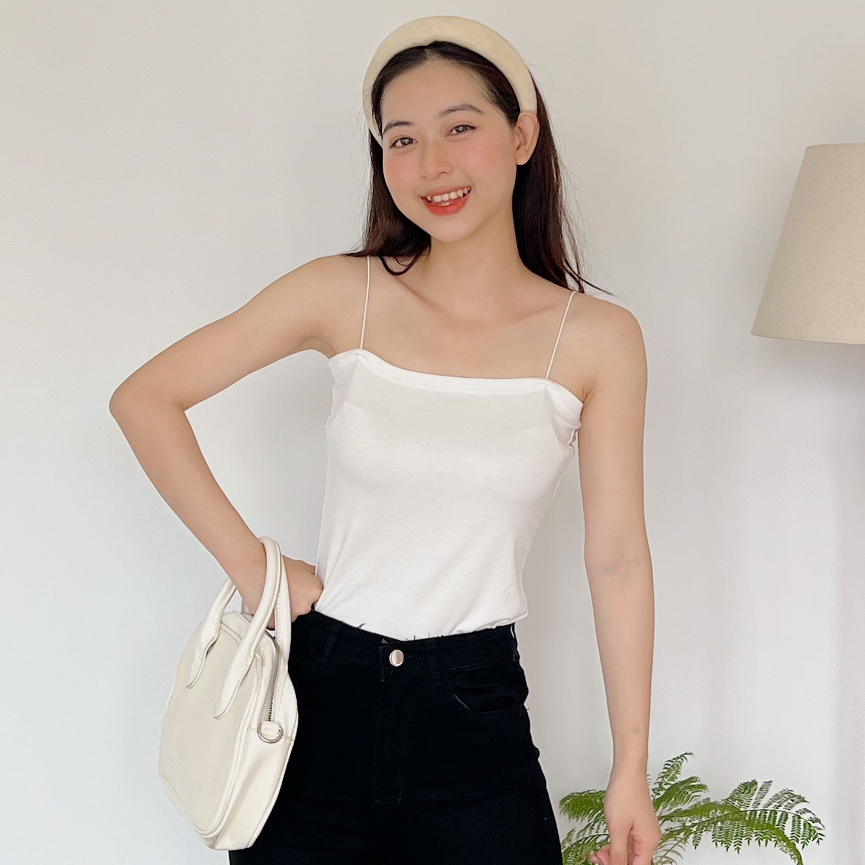 Áo 2 dây sợi bún 🎉 🎉 thun gân co giãn 4 chiều , dây co giản