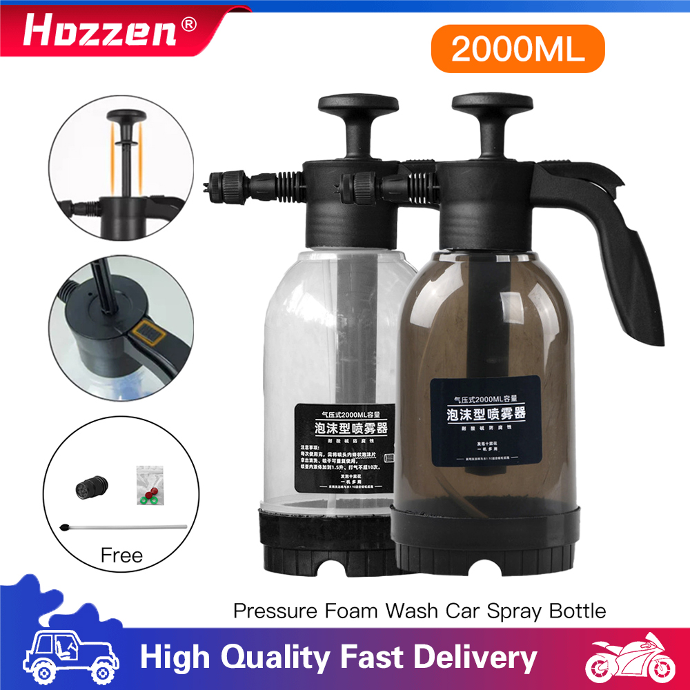 Hozzen bình xịt rửa xe hơi 2l 2000ml bình xịt bọt tuyết bình xịt bơm tay tưới hoa vườn rửa xe cầm tay gia dụng hàng có sẵn