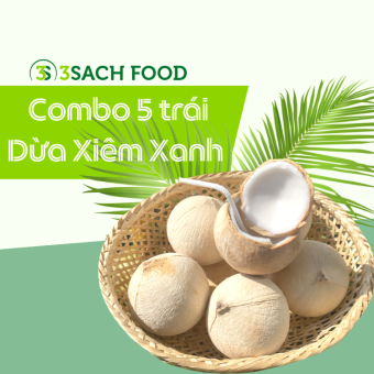 Combo 10 trái Dừa xiêm xanh UFO size L