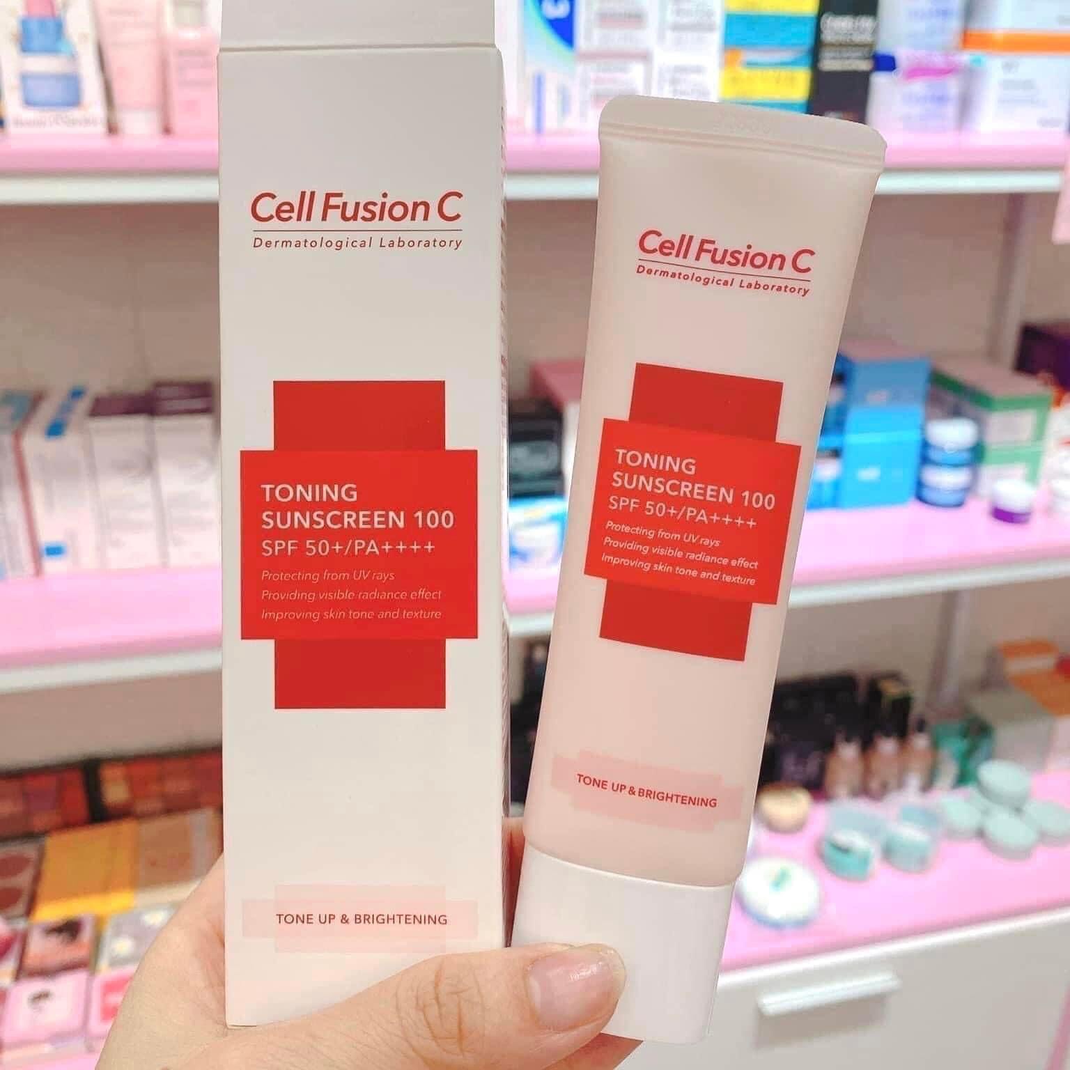 Kem chống nắng Cell Fusion C Laser / Clear / Toning Suncreen 50ml