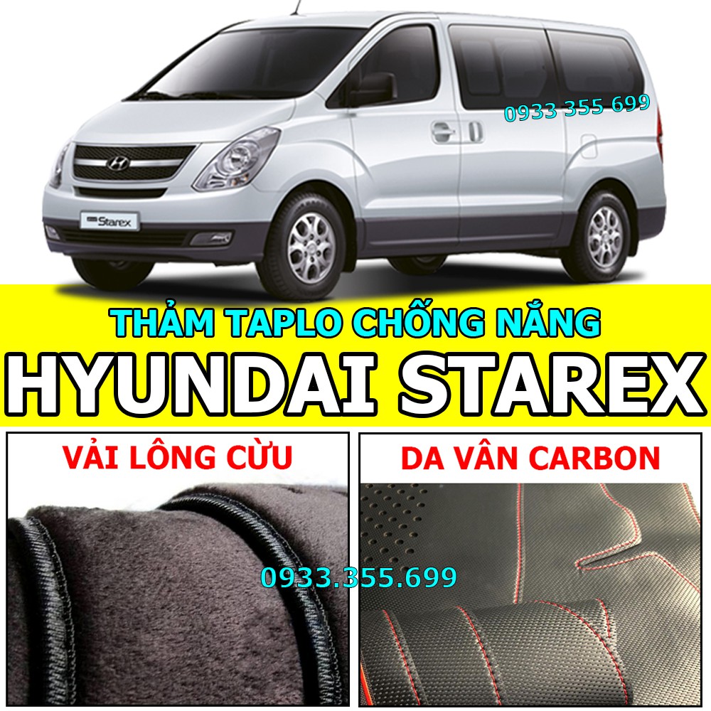 Thảm taplo hyundai starex bằng nhung lông
