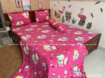 Drap Gối Thắng Lợi hình thú cho bé gái 100% coton Thắng lợi