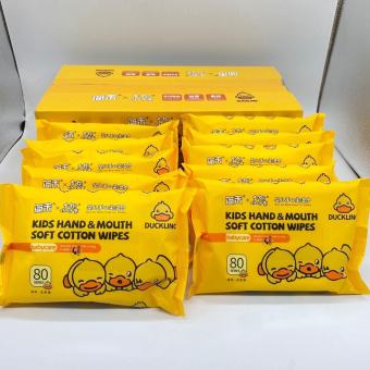 Thùng 10 Bịch Khăn Giấy Ướt Con Vịt, Khăn Giấy Ướt Con Vịt Siêu Hot