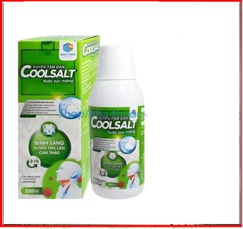 Nước súc miệng COOLSALT ngăn ngừa vi rút, vi khuẩn tăng đề kháng đường hô hấp - Chai 250ml - Hiếu Thủy phamacy