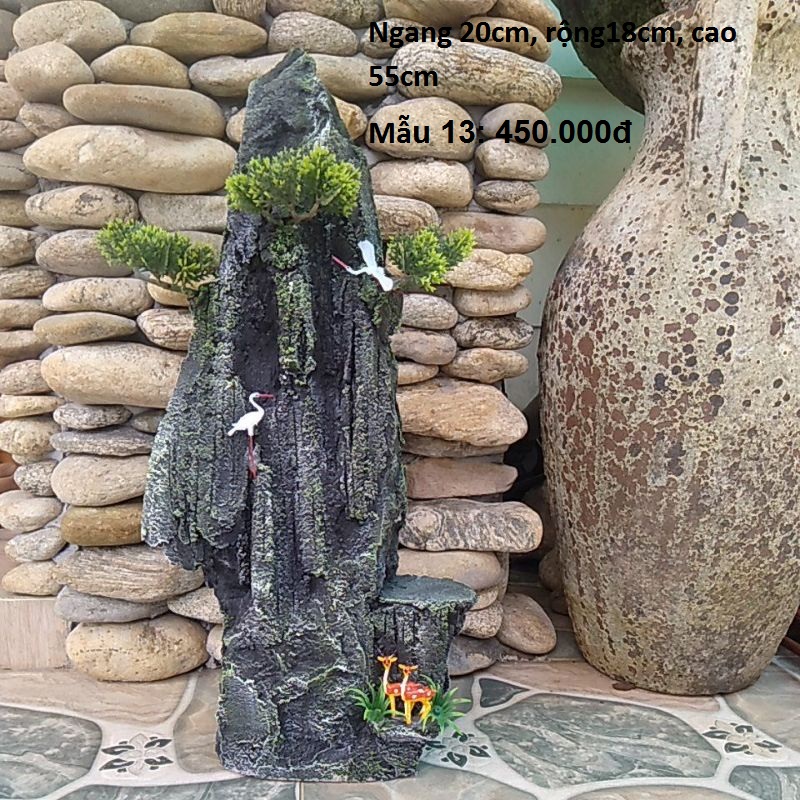 Tặng cặp nai cò 30k- hòn non bộ hồ cá