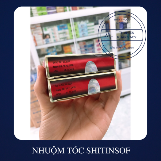 Dầu Gội Nhuộm Tóc Shitinsof Hán Phương Linh Chi đen tóc