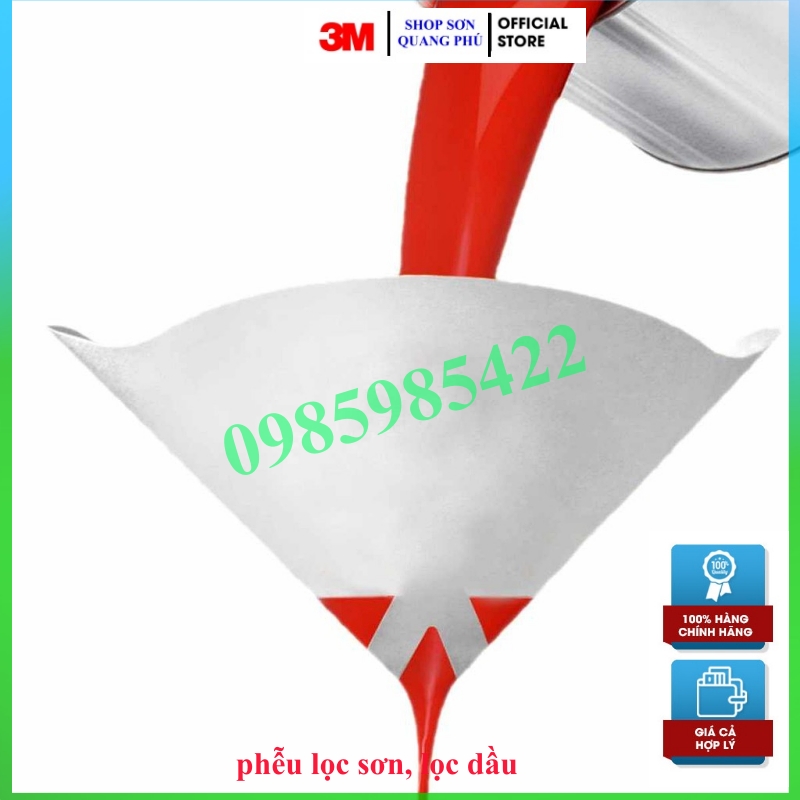 250 cái Phễu lọc sơn phễu lược sơn phễu giấy lọc sơn lọc dầu bóng dầu máy dùng 1 lần loại nhỏ