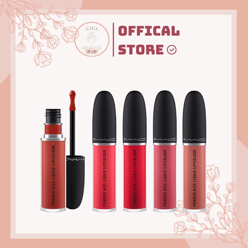 Son kem mac powderkiss liquid lipcolour màu 991- 998 - 989 - 982